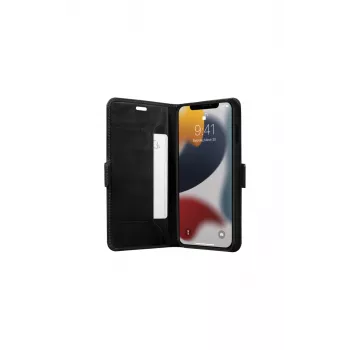 dbramante1928 Copenhagen Slim dėklas su pinigine, iPhone 13 Pro, juodas
