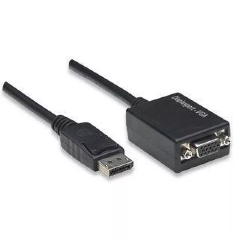 Techly IADAP DSP-250 adapteris DisplayPort į VGA, 0,07 m