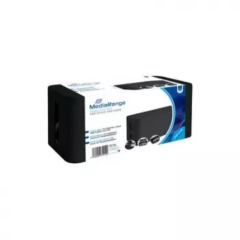Laidų dėžutė MediaRange MRCS306 maža juoda