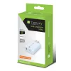 Techly IPW-PD140W-WH mobiliojo įrenginio įkroviklis Power bank, Išmanusis telefonas, Planšetė, Universalus Baltas AC Greitasis įkrovimas Vidiniam naudojimui