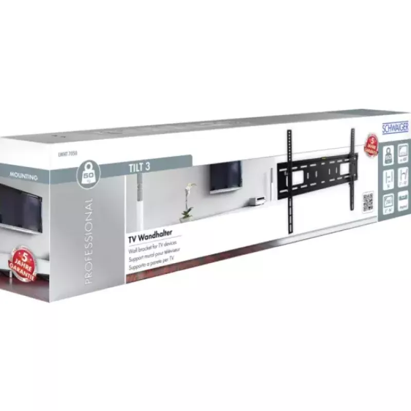 Laikiklis prie sienos Schwaiger LWHT7050 513 juodas