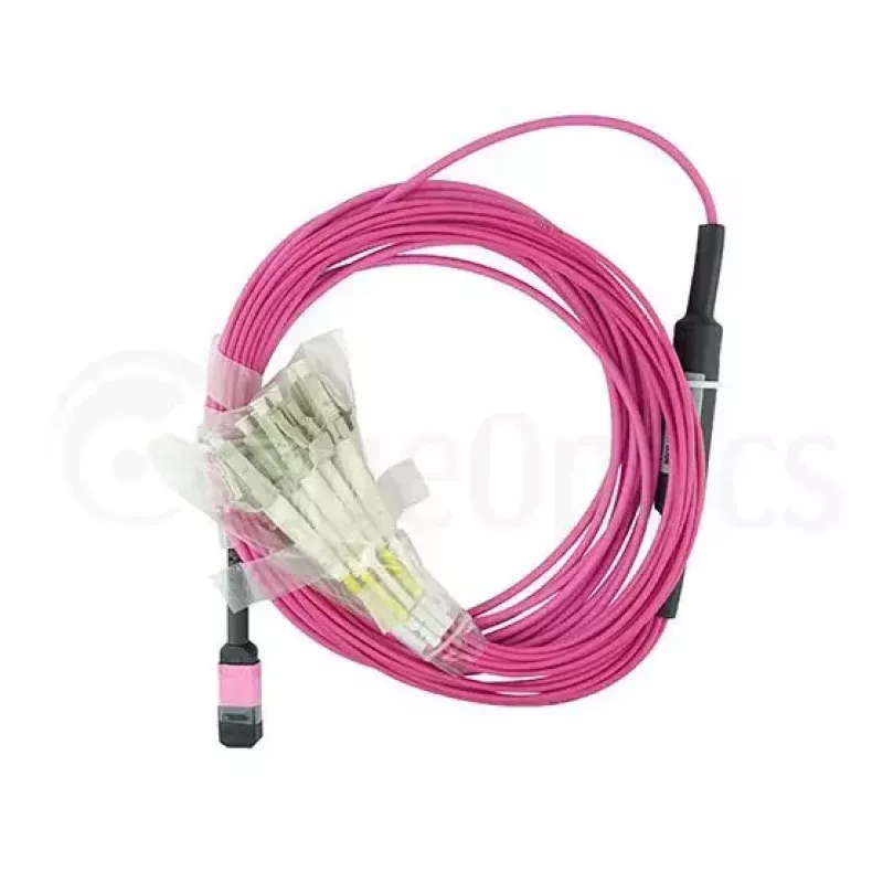 BlueOptics CBL-MPO12-4LC-OM4-10M InfiniBand šviesolaidinis kabelis 10 m MPO/UPC 4x LC Duplex/UPC