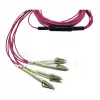 BlueOptics CBL-MPO12-4LC-OM4-10M InfiniBand šviesolaidinis kabelis 10 m MPO/UPC 4x LC Duplex/UPC
