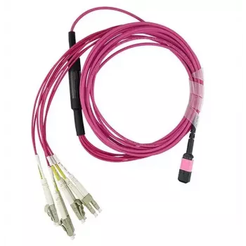 BlueOptics CBL-MPO12-4LC-OM4-10M InfiniBand šviesolaidinis kabelis 10 m MPO/UPC 4x LC Duplex/UPC