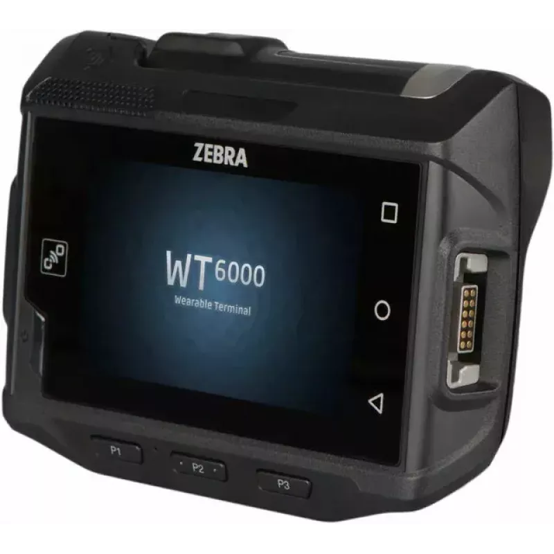 Zebros WT6000 nešiojamas kompiuteris 8,13 cm (3,2 colio) 800 x 480 pikselių liečiamuoju ekranu 245 g Juodas