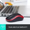 Pelinė Logitech M185 Swift Wireless pilka