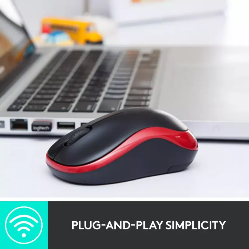 Pelinė Logitech M185 Swift Wireless pilka