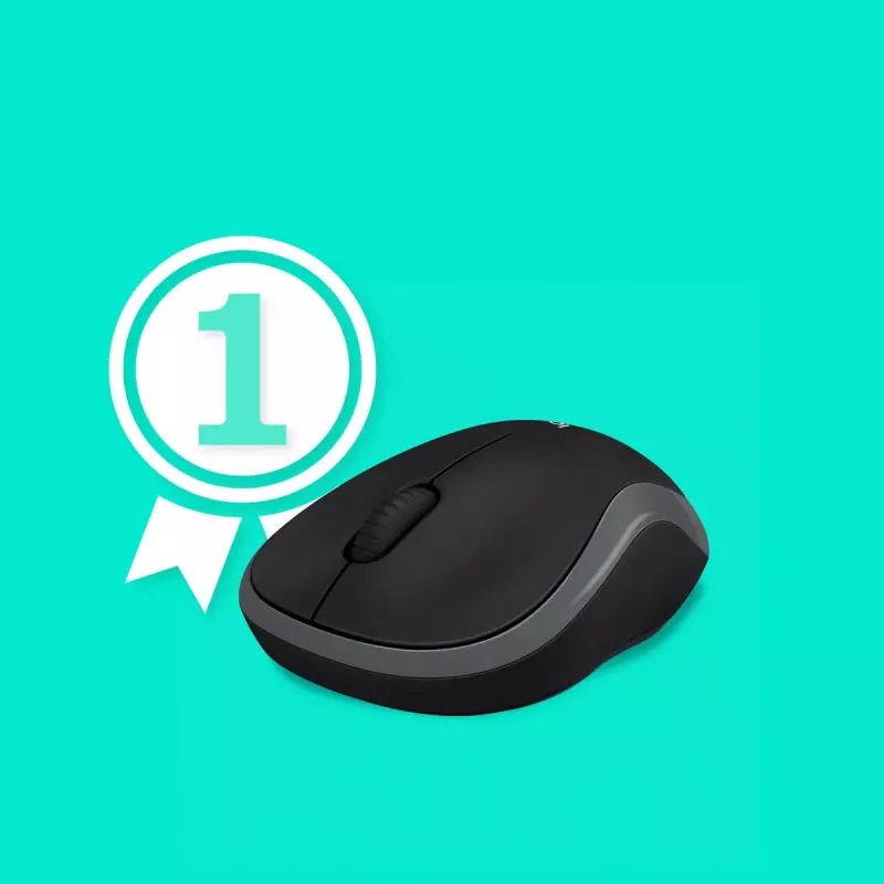 Pelinė Logitech M185 Swift Wireless pilka