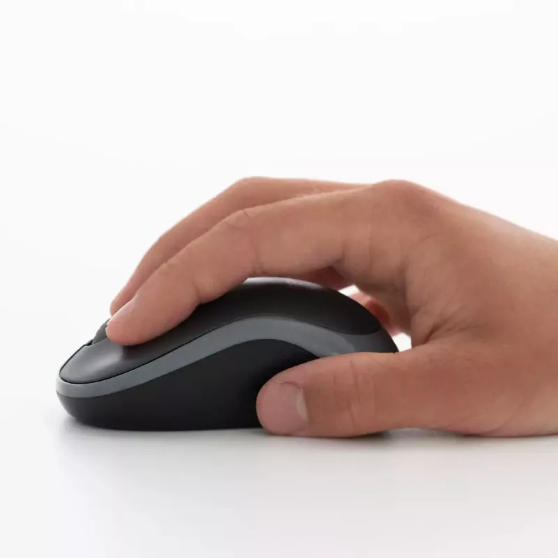 Pelinė Logitech M185 Swift Wireless pilka