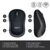 Pelinė Logitech M185 Swift Wireless pilka
