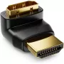 Techly HDMI adapteris M / F kampu L IADAP HDMI-L, juodas