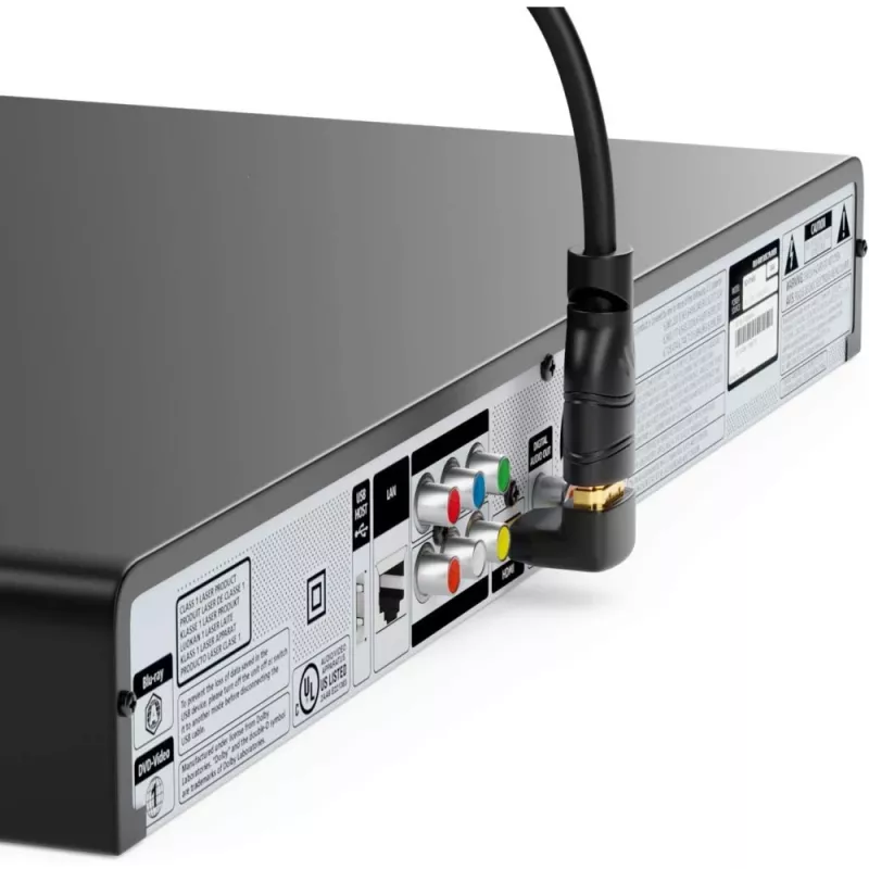 Techly HDMI adapteris M / F kampu L IADAP HDMI-L, juodas