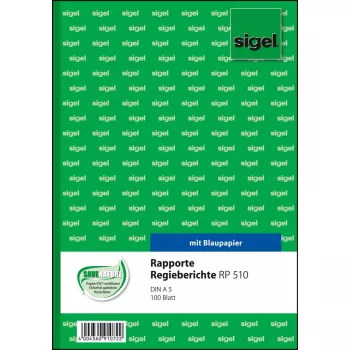 Sigel RP510 Green A5 verslo forma 100 lapų