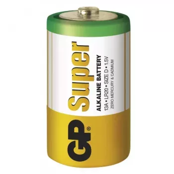 Vienkartinė baterija GP Batteries Super Alkaline 5501 (D dydis, 2 vnt.)