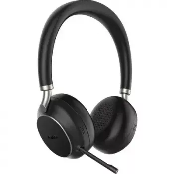 Belaidės ausinės Yealink BH76 su stovu įkrovimui, USB Type-A, Bluetooth, juodos spalvos