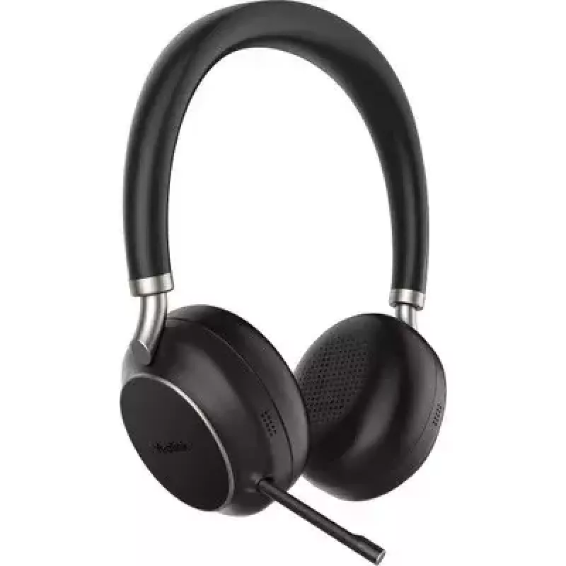 Belaidės ausinės Yealink BH76 su stovu įkrovimui, USB Type-A, Bluetooth, juodos spalvos