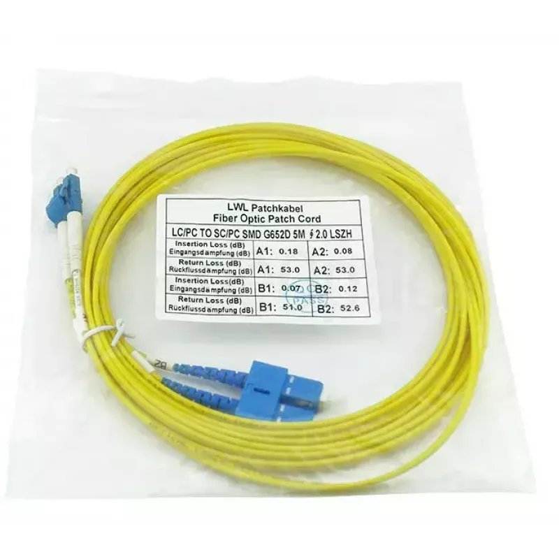 BlueOptics CAB-SMF-LC-SC-1 InfiniBand šviesolaidinis kabelis 1 m LC/UPC SC/UPC