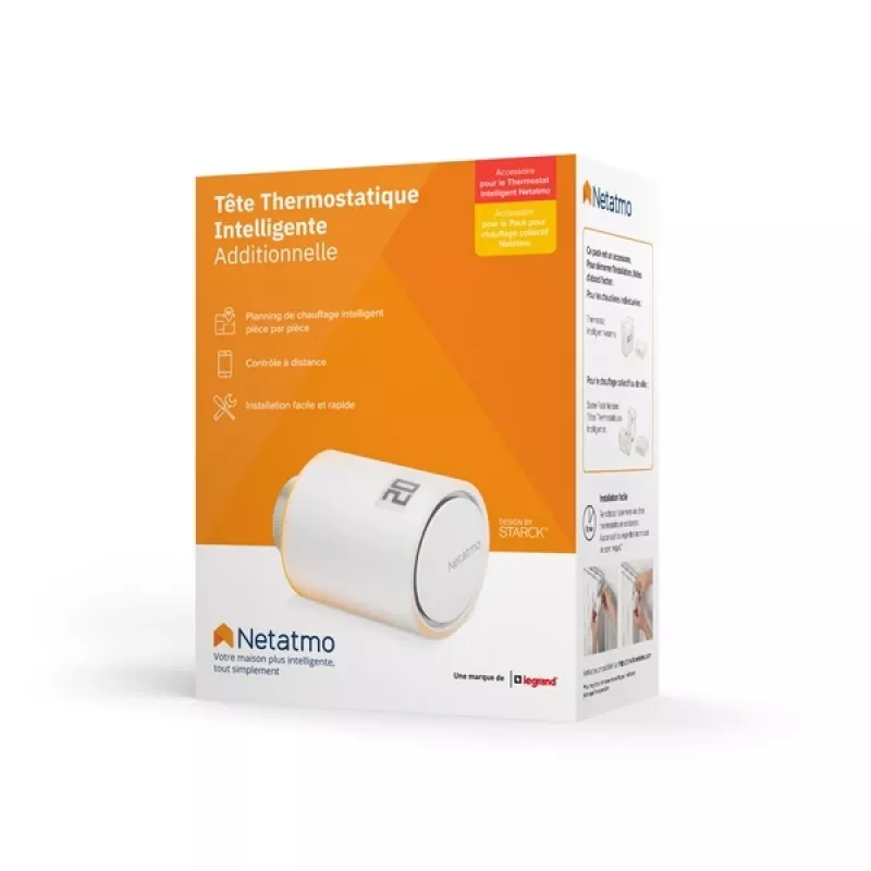 Termostatinis radiatoriaus vožtuvas Netatmo NAV-PRO, baltas