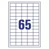 Lipnios etiketės stačiakampės AVERY LR3666-10