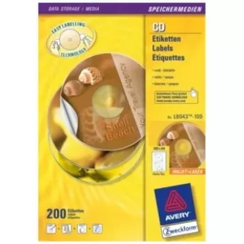 CD etiketės Avery L6043-100
