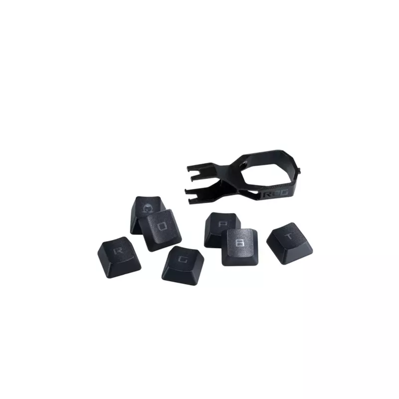 Klavišų dangtelių rinkinys ASUS ROG RX PBT Keycap Set juodas 250g