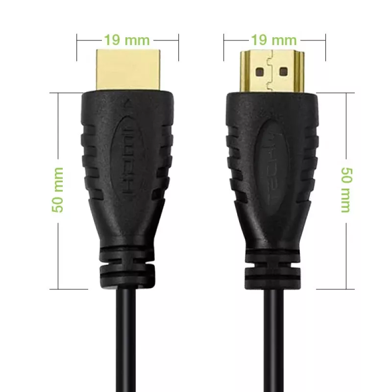 Techly HDMI 2.0 laidas A/A M/M 2m juodas ICOC HDMI2-4-020