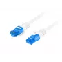Tinklo kabelis Lanberg PCF6A-10CC-0200-W 2m Cat6a S/FTP Baltas