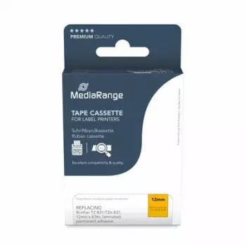 Spausdintuvo juosta MediaRange MRBTZB31 Juoda 1,2 cm x 8 m