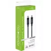 USB laidas Schwaiger LK 101 C USB 3.2 Gen 2 1 m juodas