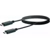 USB laidas Schwaiger LK 101 C USB 3.2 Gen 2 1 m juodas
