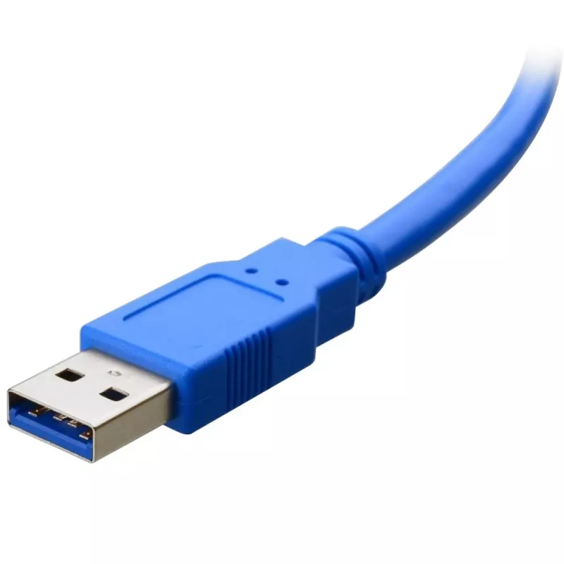 Techly USB 3.0 SuperSpeed laidas A / Micro B 3 m mėlynas ICOC MUSB3-A-030