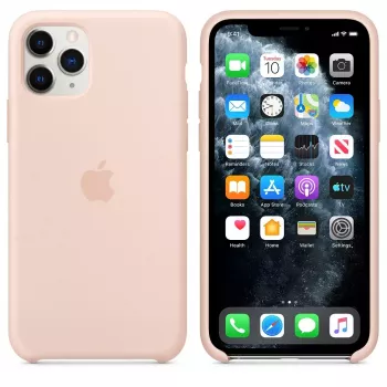 Apple Silicone Case Pink Sand dėklas, skirtas iPhone 11 Pro