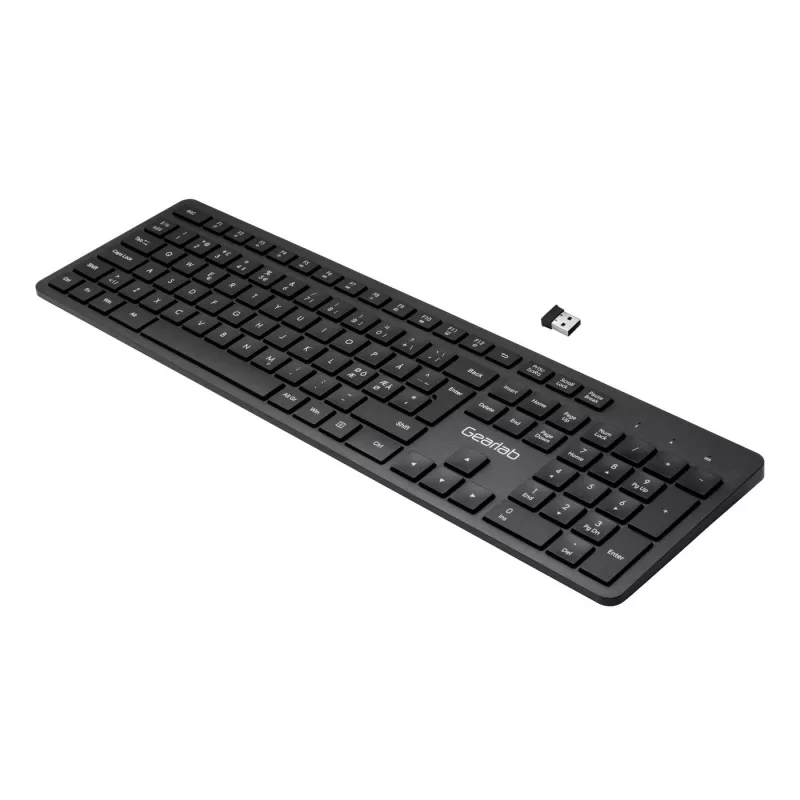 eSTUFF GLB212102 klaviatūra Office USB QWERTY Nordic Juoda