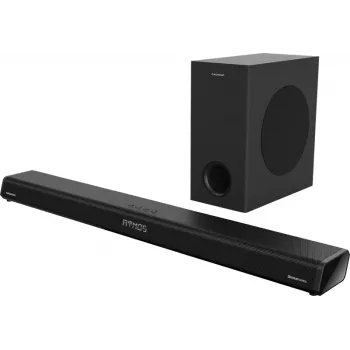 Grundig 2.1 Dolby Atmos Soundbar DSB 2100, 2.1 kanalų, 280 W, aktyvus belaidis žemų dažnių garsiakalbis, 60–20000 Hz