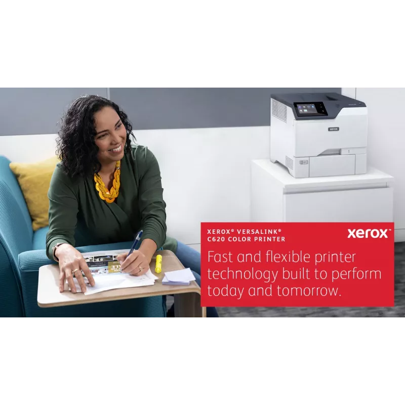 Xerox VersaLink C620 A4 50ppm Spalvotas Daugiafunkcis Spausdintuvas su Dvivide Spauda, PS3, PCL5e/6, 2 Dėklai 650 Lapų