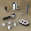 Kavos aparatas KRUPS XP801T pusiau automatinis su malūnėliu, 3 L vandens talpa, 2 puodeliams, juodas/nerūdijantis plienas