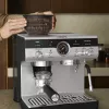Kavos aparatas KRUPS XP801T pusiau automatinis su malūnėliu, 3 L vandens talpa, 2 puodeliams, juodas/nerūdijantis plienas