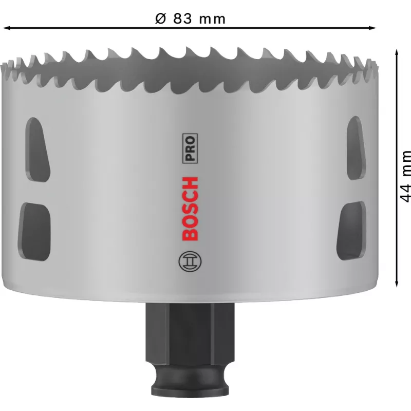 Pjūklo antgalis Bosch PRO Multi Material PC Plus 44/83 mm gręžtuvui