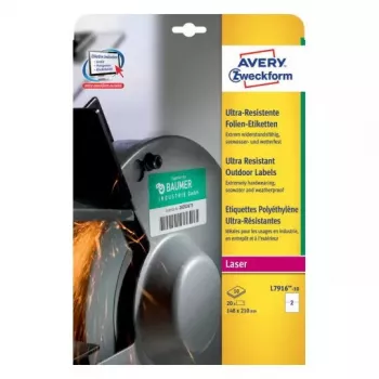 Lipnios etiketės stačiakampės Avery L7916-10