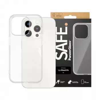 PanzerGlass SAFE. by ® TPU dėklas Skaidrus iPhone 15 Pro