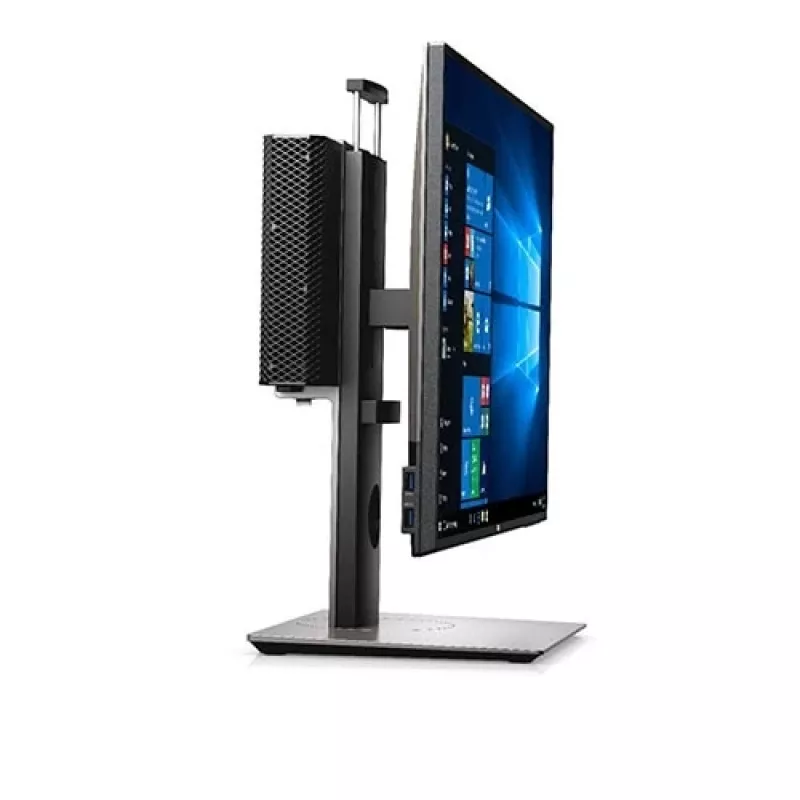 DELL MFS18 stovas mikroformato kompiuteriams ir monitoriams, laisvai pastatomas, juodas/sidabrinis