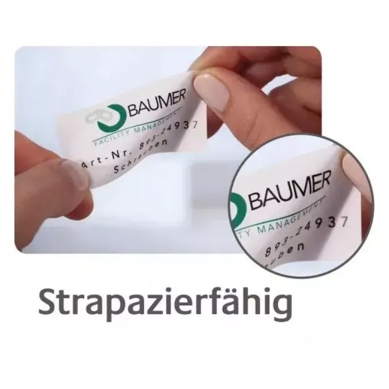 Lipnūs etiketės spausdintuvui Avery L6009-8 sidabrinės