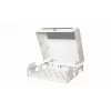 Prie sienos montuojamas spintos rėmas Equip Slim Flex 19 inch 5U RAL7035 pilkas