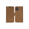 Dėklas-piniginė dbramante1928 iPhone 14 Plus Tan 3 kortelių kišenės