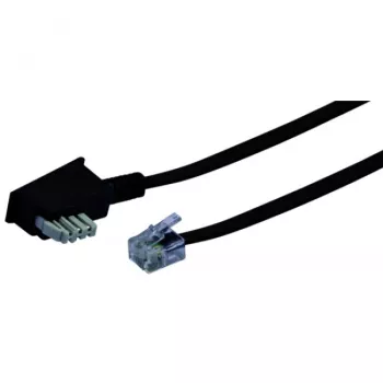 Telefono laidas RJ-11 Schwaiger TAL6236533 6,0 m TAE-N juodas