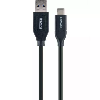 USB laidas Schwaiger LK 050 C USB 3.2 Gen 2 0,5 m USB A USB C juodas