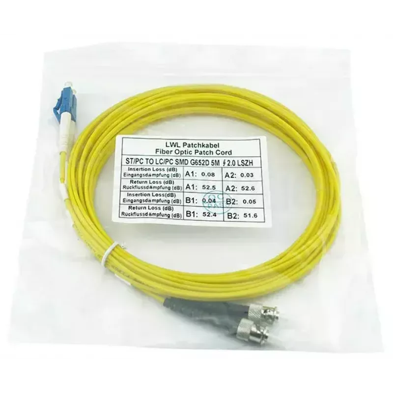 BlueOptics SFP3133BU3MK InfiniBand šviesolaidinis kabelis 3m LC ST geltonas
