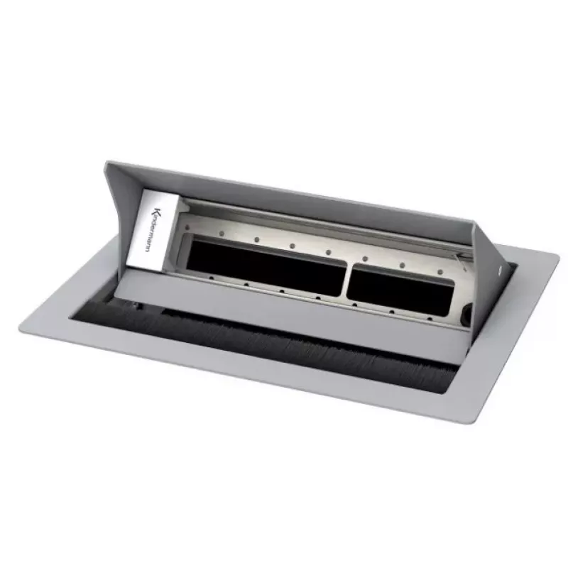 Išvadų dėžė Kindermann 7492000070 F tipo pilka, plotis 250 mm, gylis 190 mm