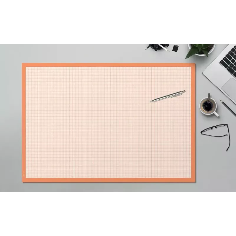 Stalo paklotas Sigel HO270 — popierinis, oranžinis/baltas, 595×410 mm