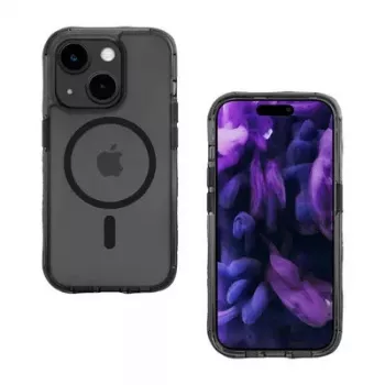Dėklas LAUT Crystal Matter X iPhone 15 Plus 17 cm Juodas Peršviečiamas